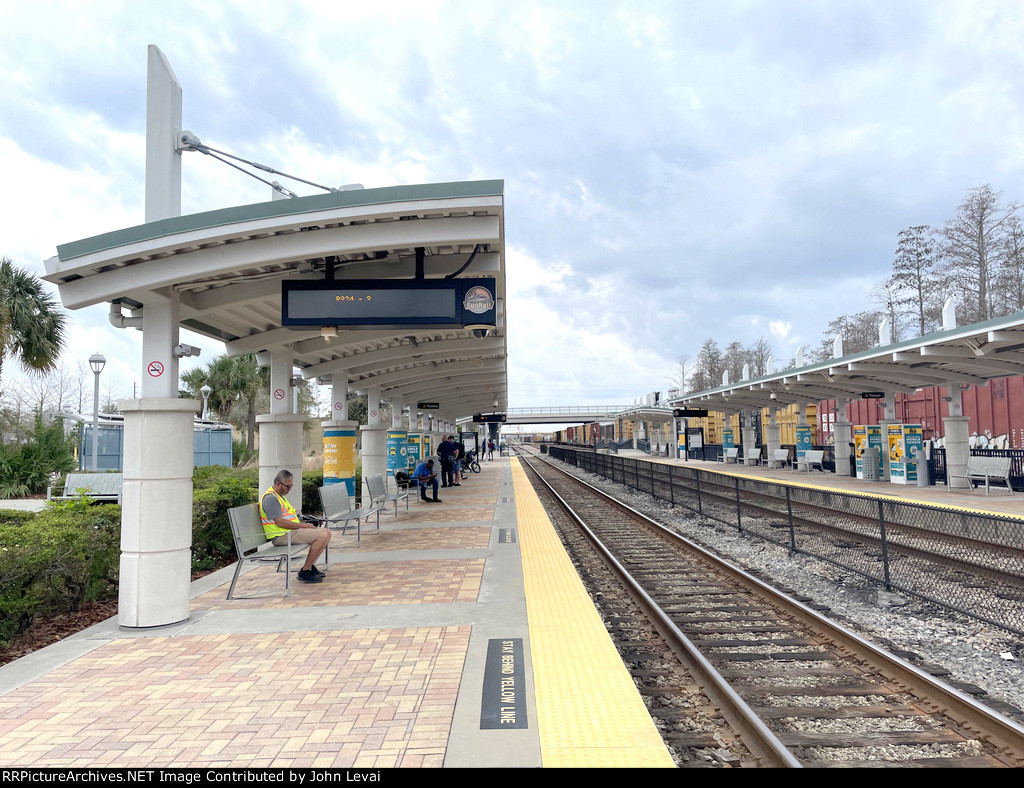 Sand Lake Road Sunrail Station-looking south 